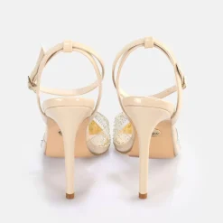 Flash Sale BUFFALO Juliette Glam Sandales A Talon Vegan Transparent/ Creme
