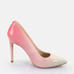 Fashion BUFFALO Juliette Gradient Escarpins Vegans Degrade-Rouge Blanc