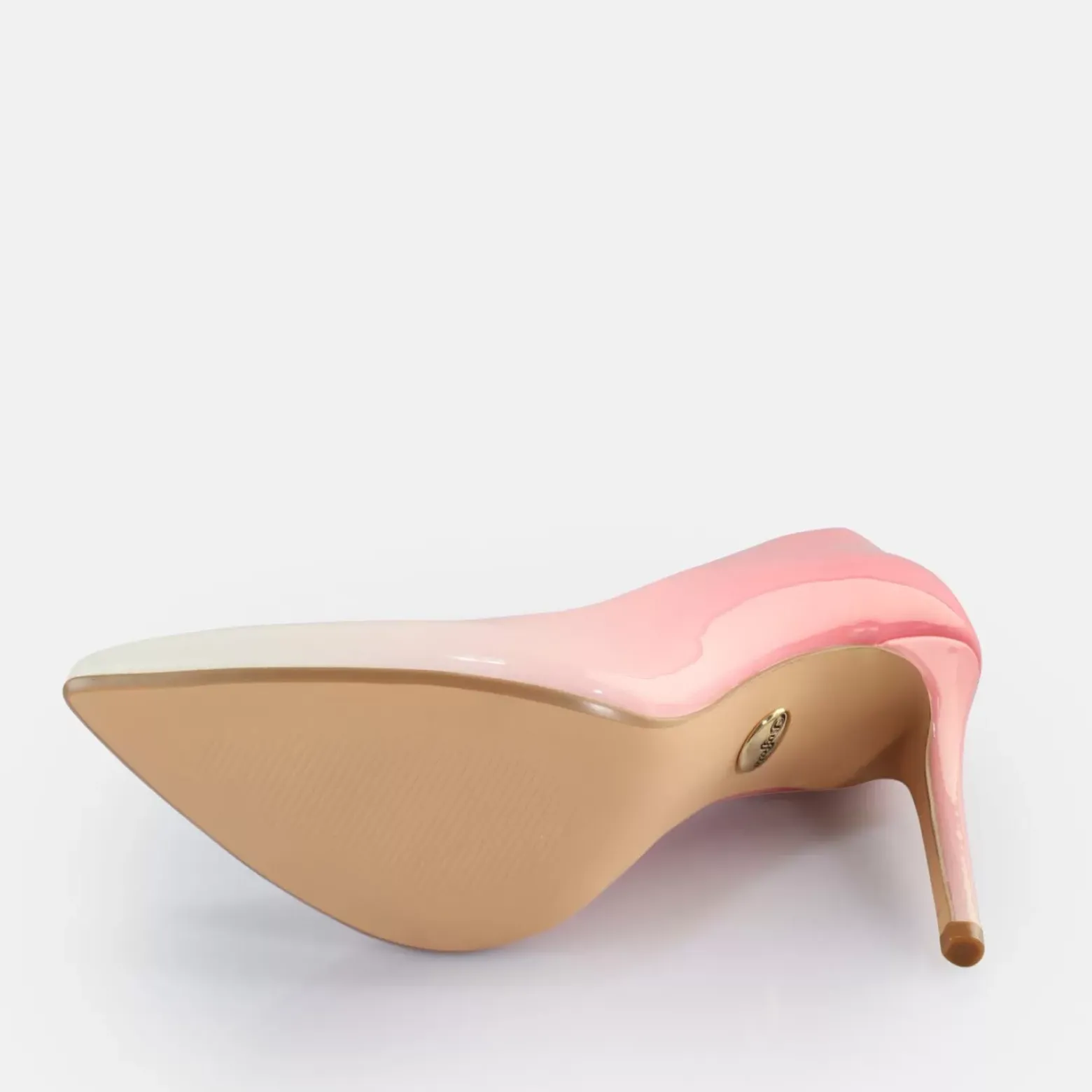 Fashion BUFFALO Juliette Gradient Escarpins Vegans Degrade-Rouge Blanc