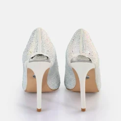 Outlet BUFFALO Juliette Ice Escarpins Vegans Perle Blanc
