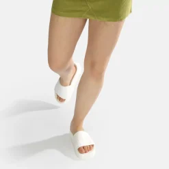 Best BUFFALO Lake Bold Sandales A Plateforme Veganes Blanc