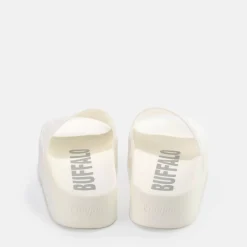 Best BUFFALO Lake Bold Sandales A Plateforme Veganes Blanc