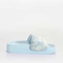 Best BUFFALO Lake Soft Claquettes De Piscine A Plateforme Veganes Ciel Bleu