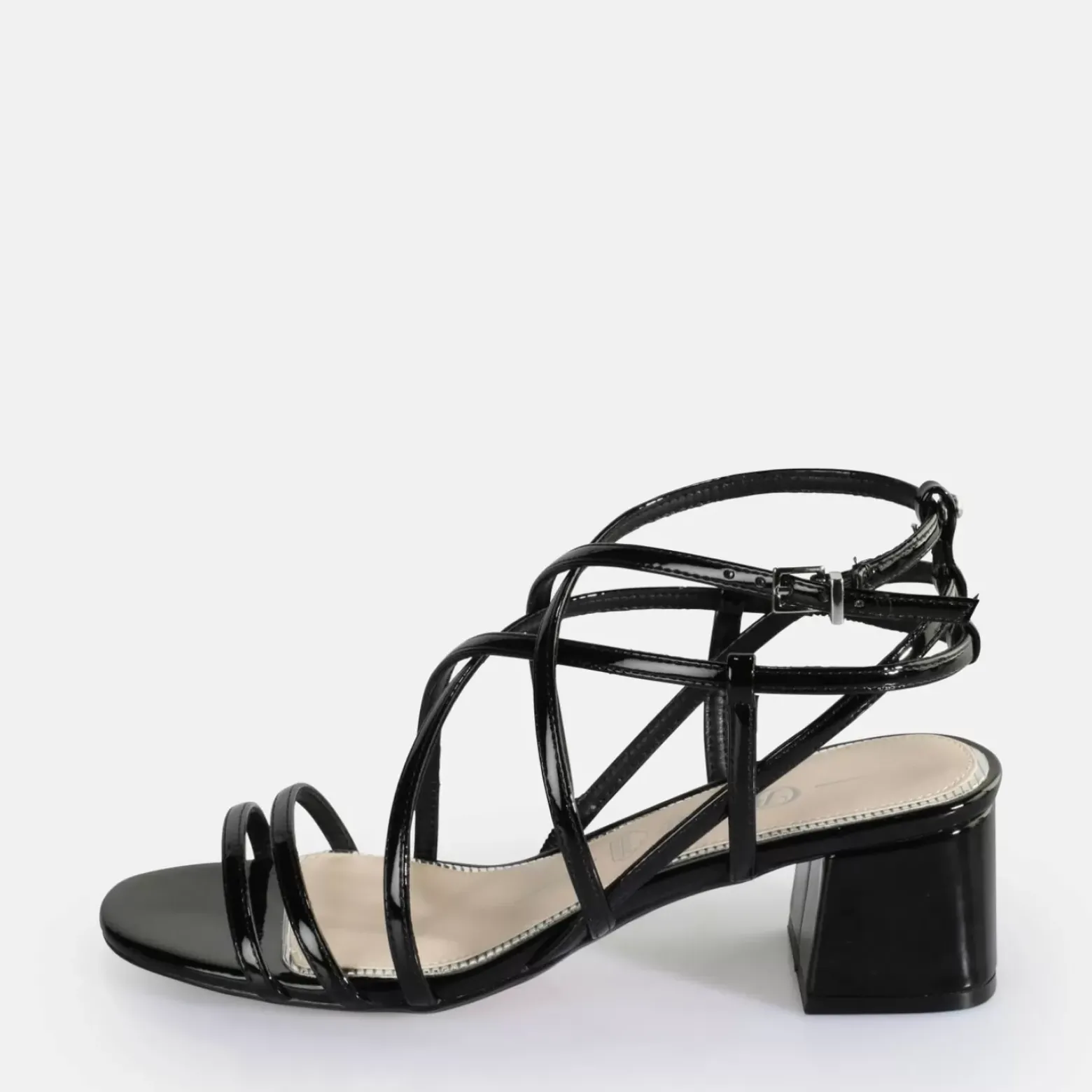 New BUFFALO Lilly Cage Sandales A Talon Veganes Noir