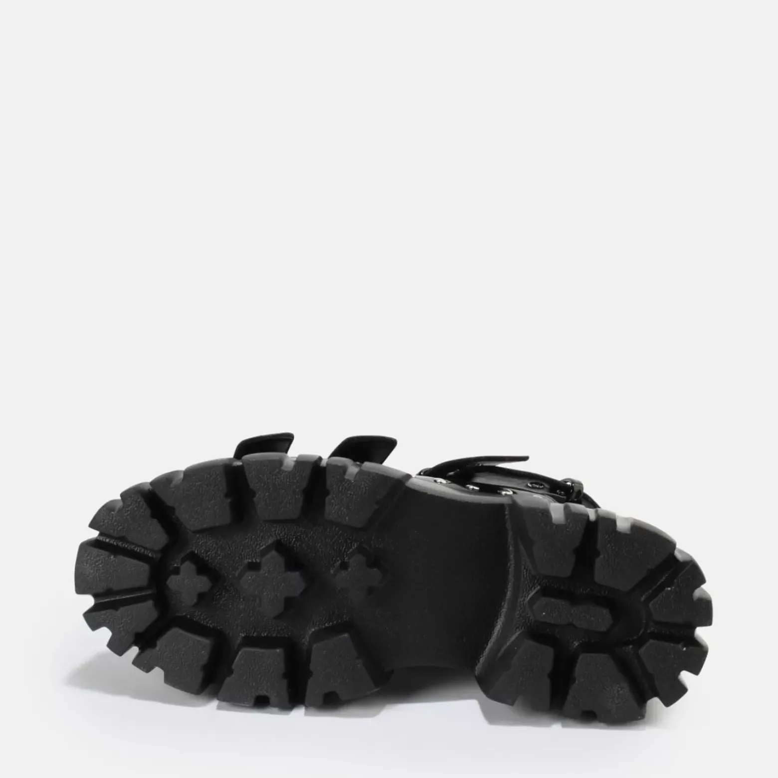 Discount BUFFALO Lion Hard Sandales A Plateforme Veganes Noir