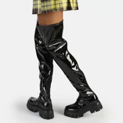 Discount BUFFALO Lion Over Bottes Vegan Noir