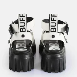 Hot BUFFALO Lion Teeth Sandales A Plateforme Veganes Blanc
