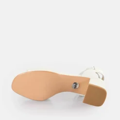 Outlet BUFFALO Lucy Neat Sandales A Talon Blanc