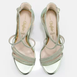 Hot BUFFALO Makai 2 Sandales A Talon Vegan Vert