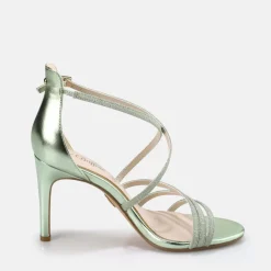 Hot BUFFALO Makai 2 Sandales A Talon Vegan Vert