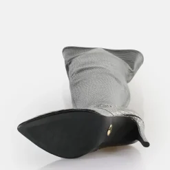 Store BUFFALO Marjorie Overknee Mid Bottes Vegan Noir