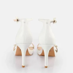 Best Sale BUFFALO Mary Butterfly Sandales A Talon Blanc