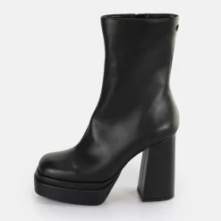 Fashion BUFFALO May Zip Boot Mid Bottines Vegan Noir