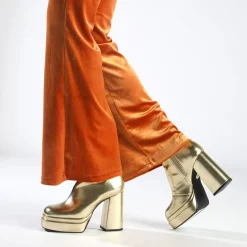 Flash Sale BUFFALO May Zip Boot Mid Bottines Vegan Or