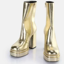 Flash Sale BUFFALO May Zip Boot Mid Bottines Vegan Or