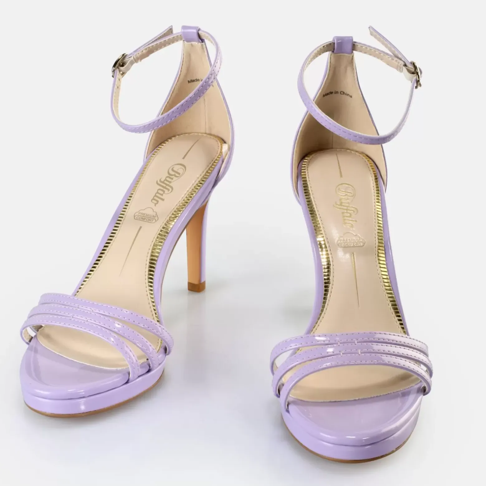 Store BUFFALO Melissa 2 Sandales A Talon Veganes Lavande