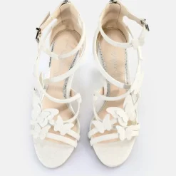 Store BUFFALO Miranda Butterfly Sandales A Talon Veganes Blanc