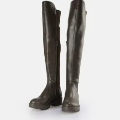 Store BUFFALO Mireya Overknee Bottes Vegan Taupe