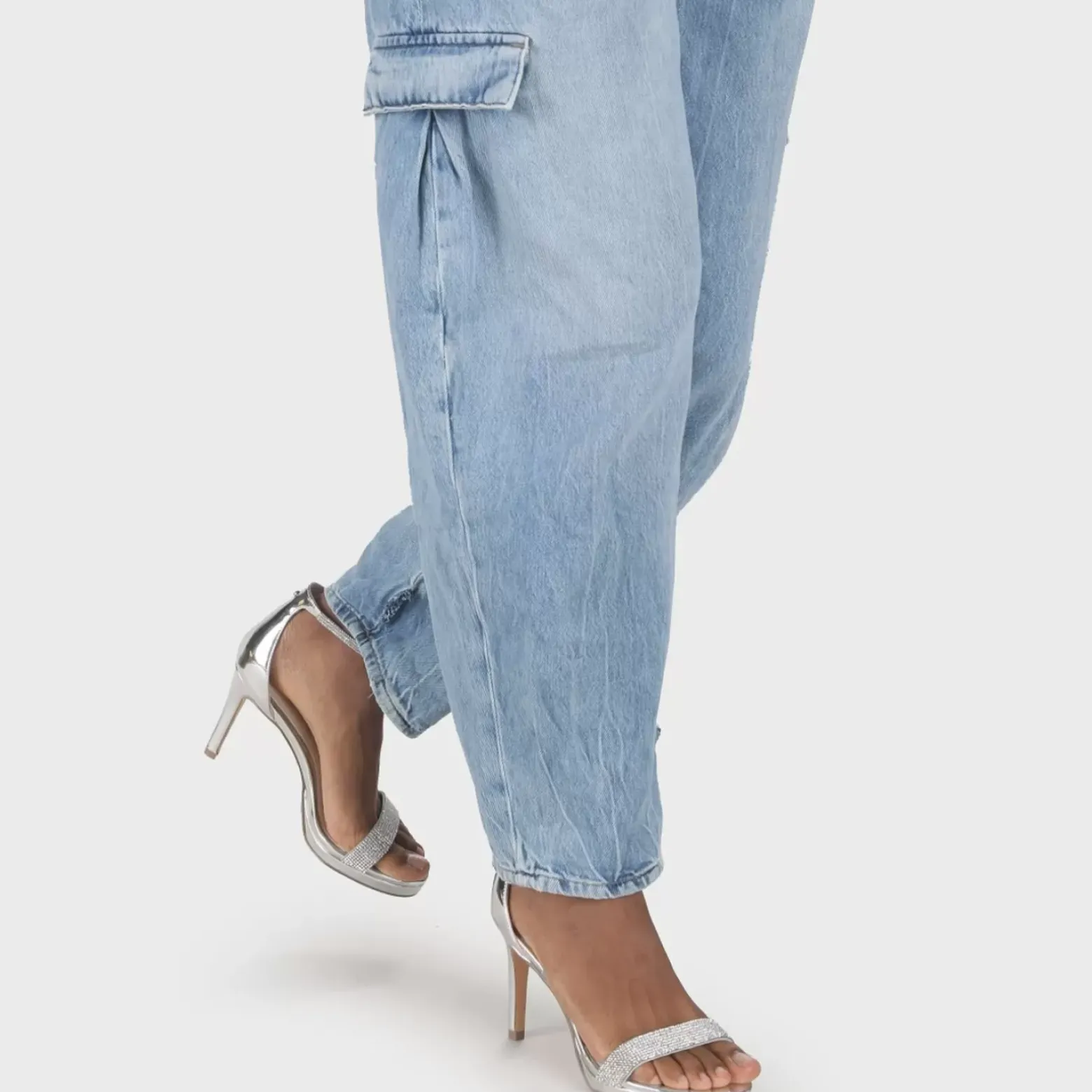 Flash Sale BUFFALO Monroe 2 Sandales Veganese Argent