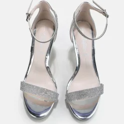 Flash Sale BUFFALO Monroe 2 Sandales Veganese Argent