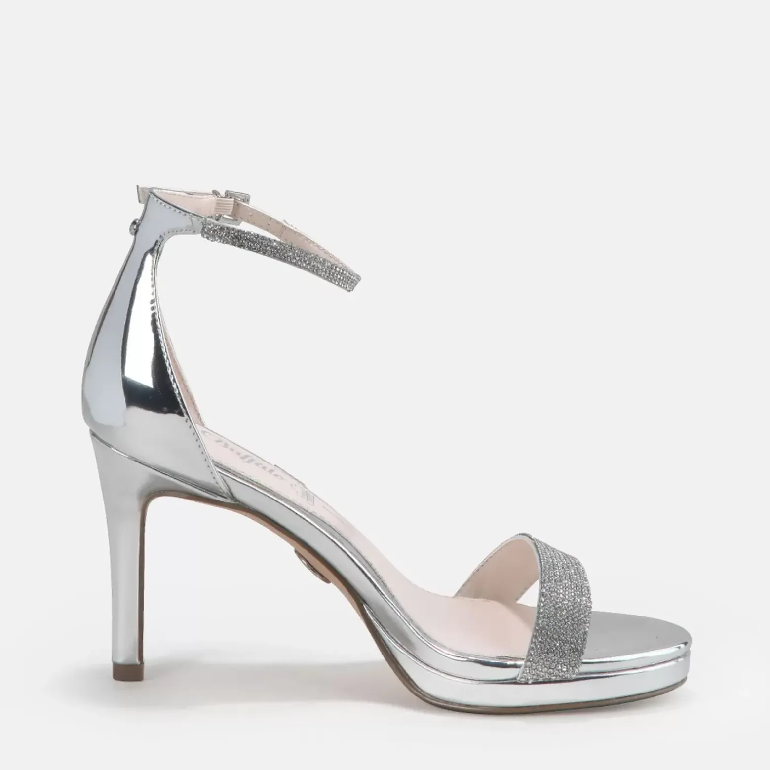 Flash Sale BUFFALO Monroe 2 Sandales Veganese Argent