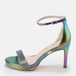 Sale BUFFALO Monroe Sandales Veganes Multicolore Blanc/Mermaid