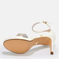 Cheap BUFFALO Monroe Sandales Veganes Perle Blanc