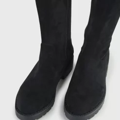 Shop BUFFALO Myrna Bottes Plates Veganes Noir