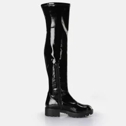 Shop BUFFALO Myrna Overknee Bottes Vegan Noir
