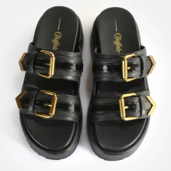 Flash Sale BUFFALO Noa Ari Sandales A Plateforme Veganes Noir