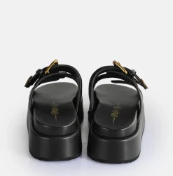 Flash Sale BUFFALO Noa Ari Sandales A Plateforme Veganes Noir