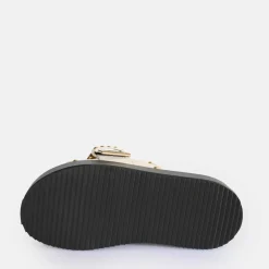 Hot BUFFALO Noah Rock Slide Sandales A Plateforme Veganes Creme