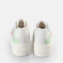 Outlet BUFFALO Paired Baskets Basses Veganes/Arc-En-Ciel Blanc