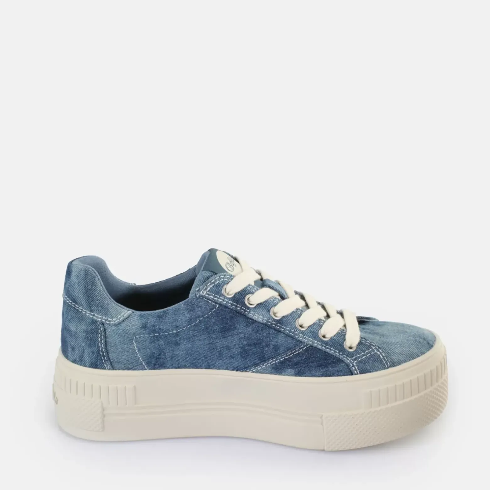 Store BUFFALO Paired Baskets Basses Veganes Jean Bleu