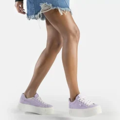 Best Sale BUFFALO Paired Baskets Basses Veganes Lavande