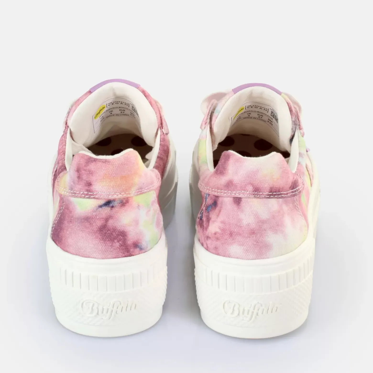 Store BUFFALO Paired Baskets Basses Veganes Batik Violet