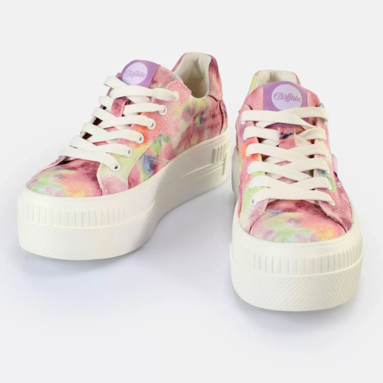 Store BUFFALO Paired Baskets Basses Veganes Batik Violet