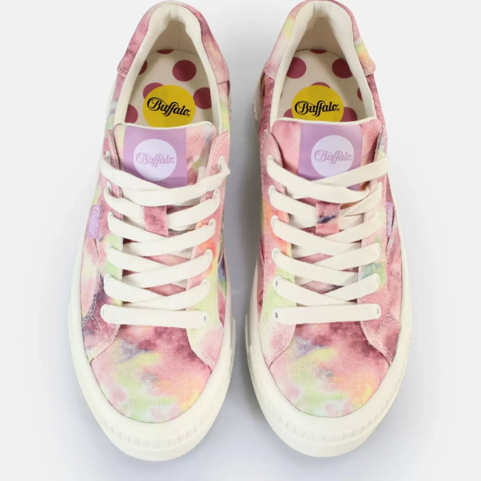 Store BUFFALO Paired Baskets Basses Veganes Batik Violet
