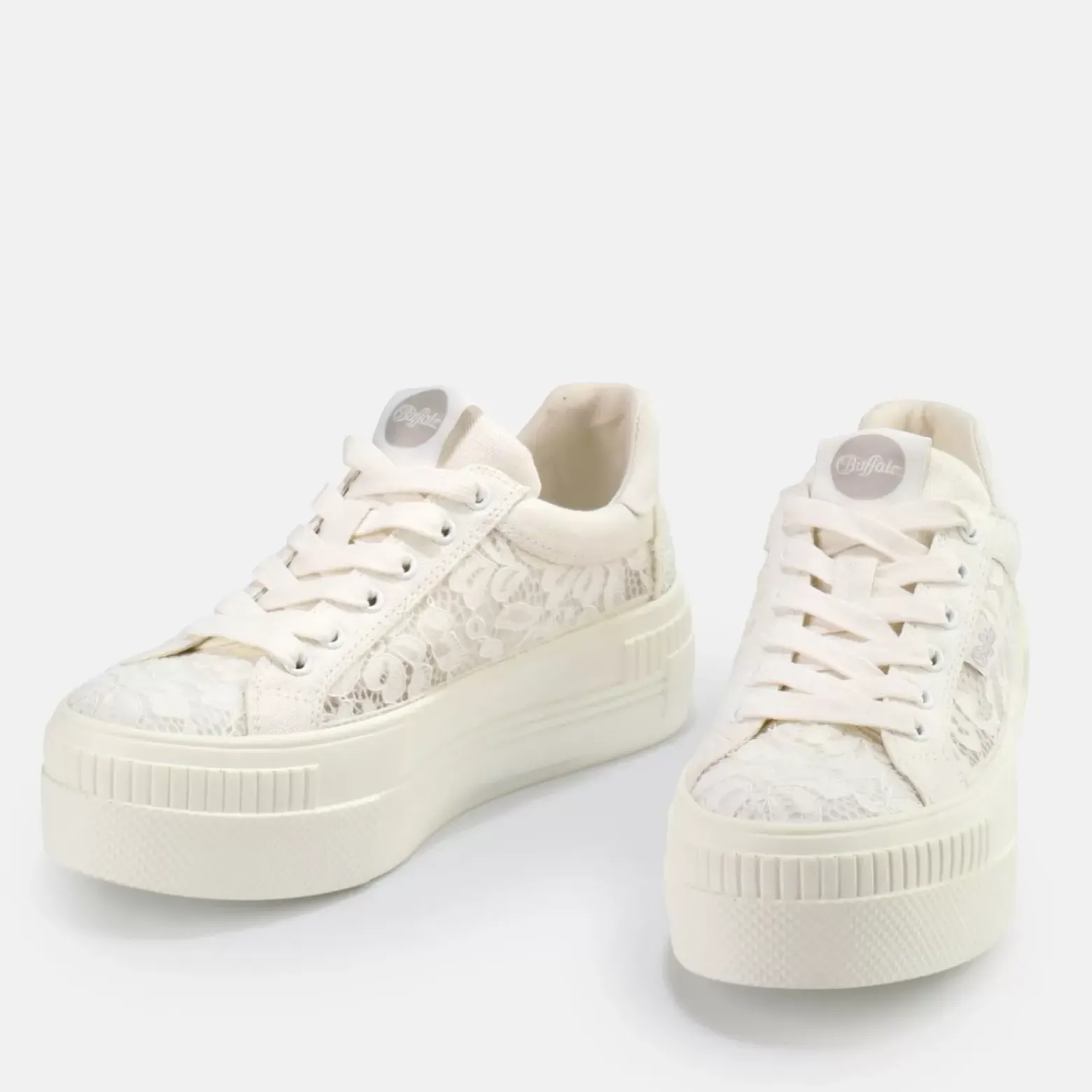 Outlet BUFFALO Paired Bloom Baskets Veganes Blanc