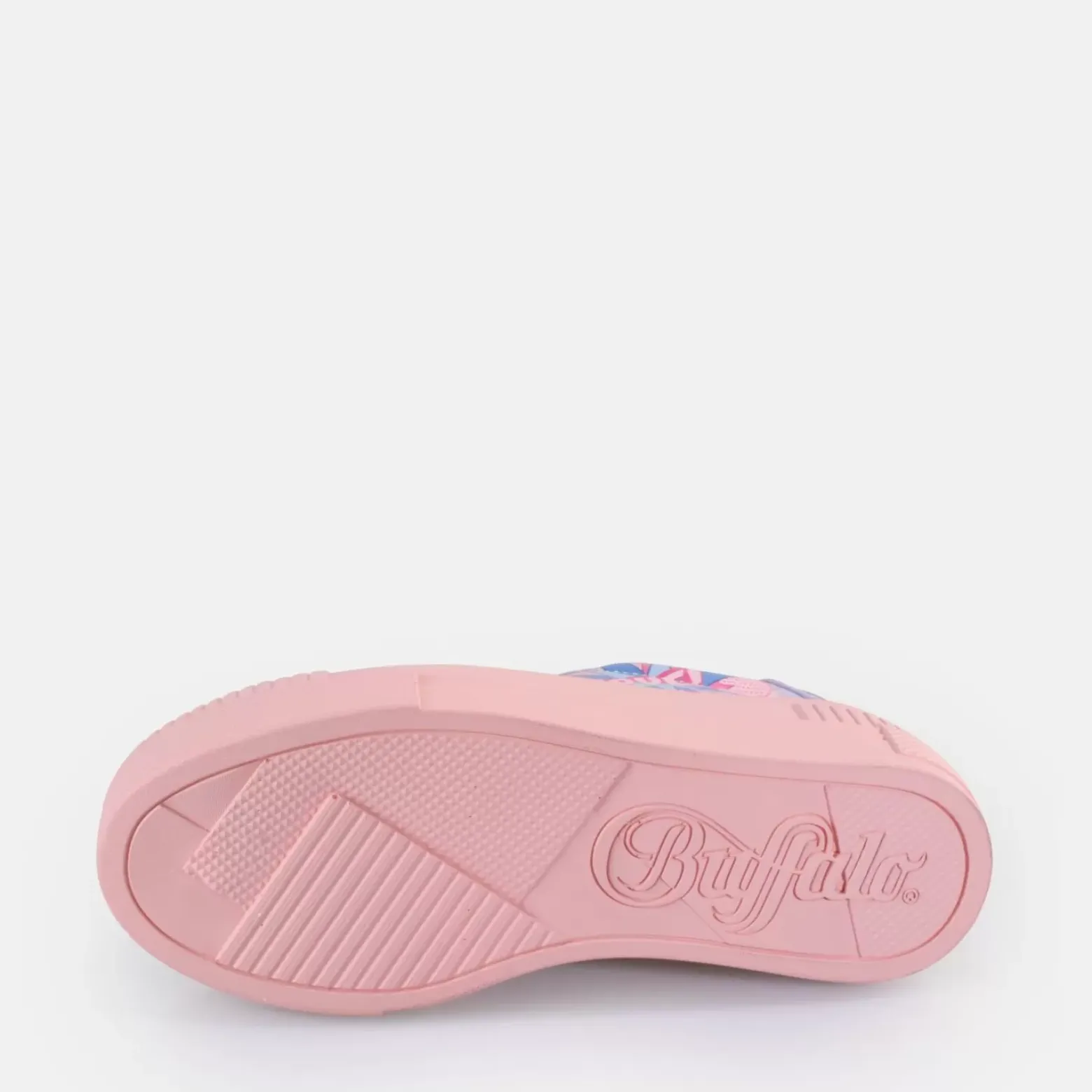 Discount BUFFALO Paired Graffiti Baskets Basses Veganes Purple Love Multicolore