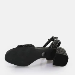 Shop BUFFALO Rainelle Sandales A Talon Vegan/Argent Noir