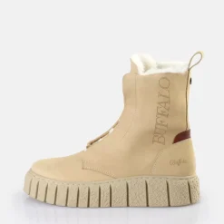 Online BUFFALO Rampa Lace Up Hi Warm Bottines Creme