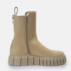 Best Sale BUFFALO Rampa Zip Warm Bottines Creme