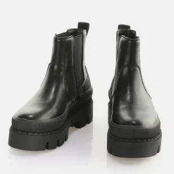 Shop BUFFALO Raven Chelsea Bottines Vegan Pour Homme Noir