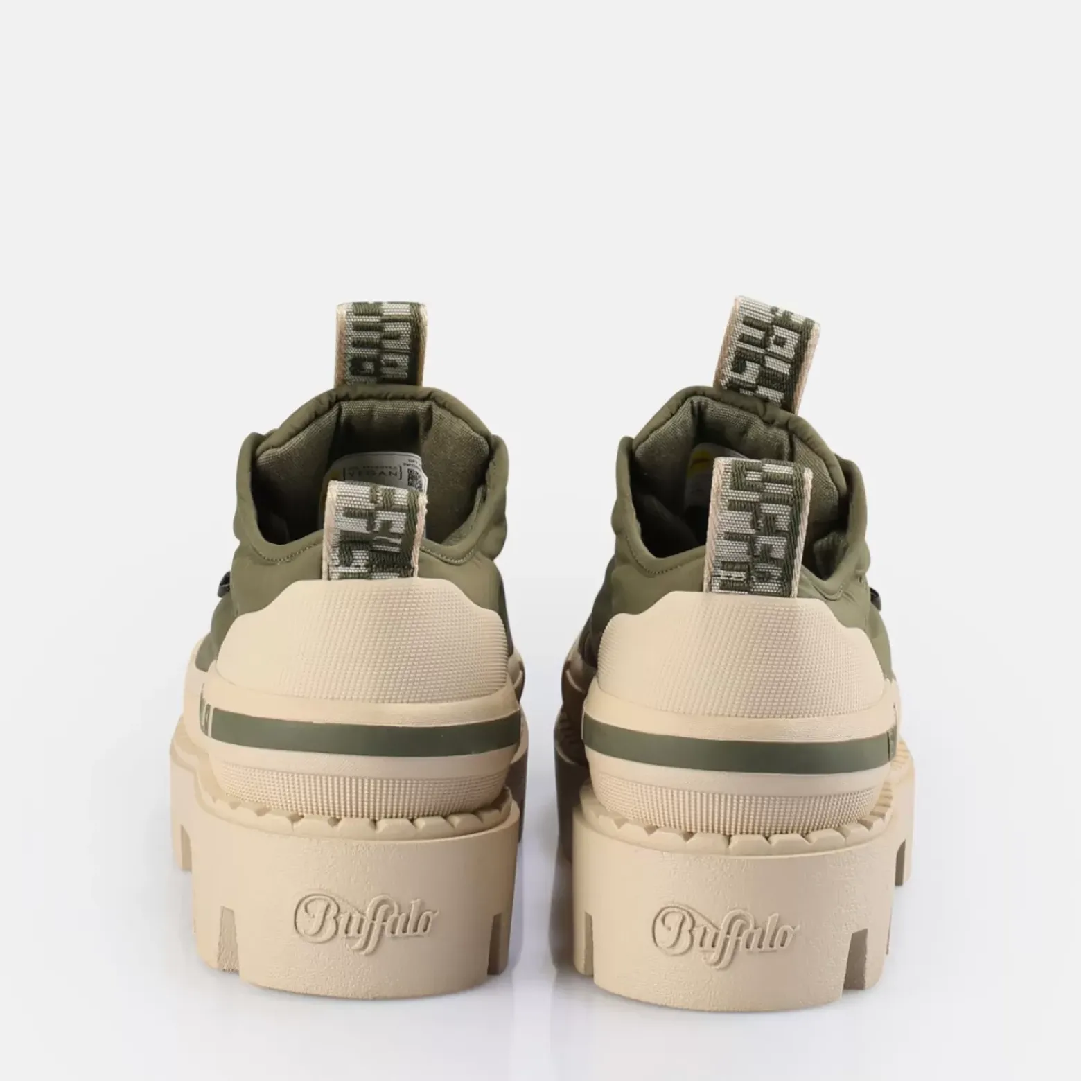 Cheap BUFFALO Raven Laceup Lo Men Beige