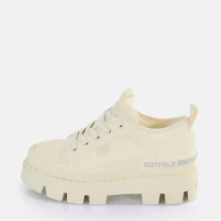 Fashion BUFFALO Raven Lo Baskets Basses Vegan Creme