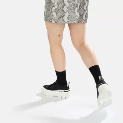 Hot BUFFALO Raven Lo Baskets Veganes Noir