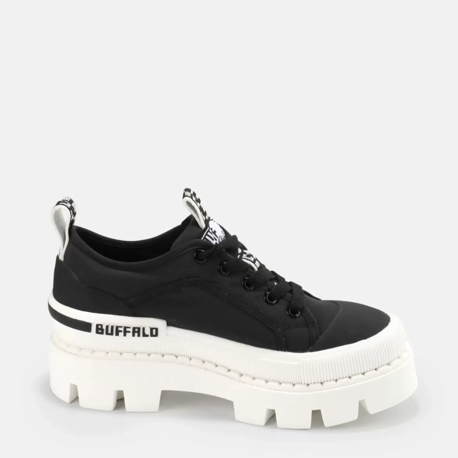 Hot BUFFALO Raven Lo Baskets Veganes Noir