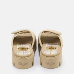 Best Sale BUFFALO Raven Tec-Sld Sandales Veganes Beige
