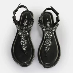 Flash Sale BUFFALO Rhonda Sandales Veganes Noir